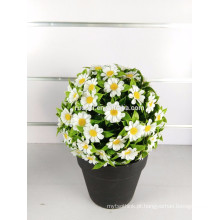 Vaso de bonsai de flores de plástico personalizável por atacado artificial para decoração de jardim